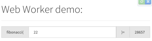 html5 web worker demo